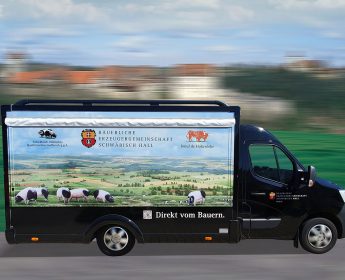Mit dem Genussmobil kommen die Bäuerlichen auf die Slow Food Messe nach Stuttgart.
